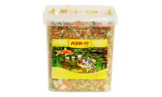 Flocons poissons d'étang