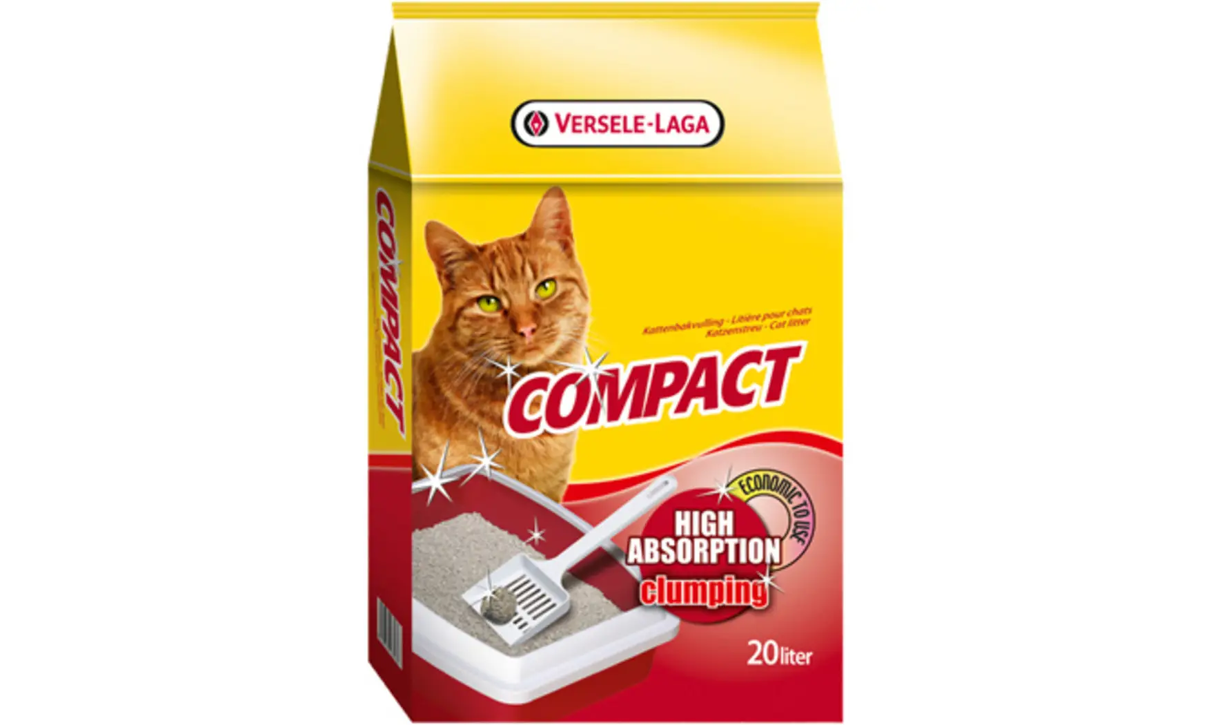 Litière chat compact